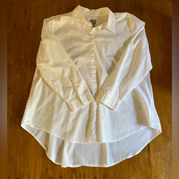 Chico's Tops - Chico's White Button Down Shirt Tunic